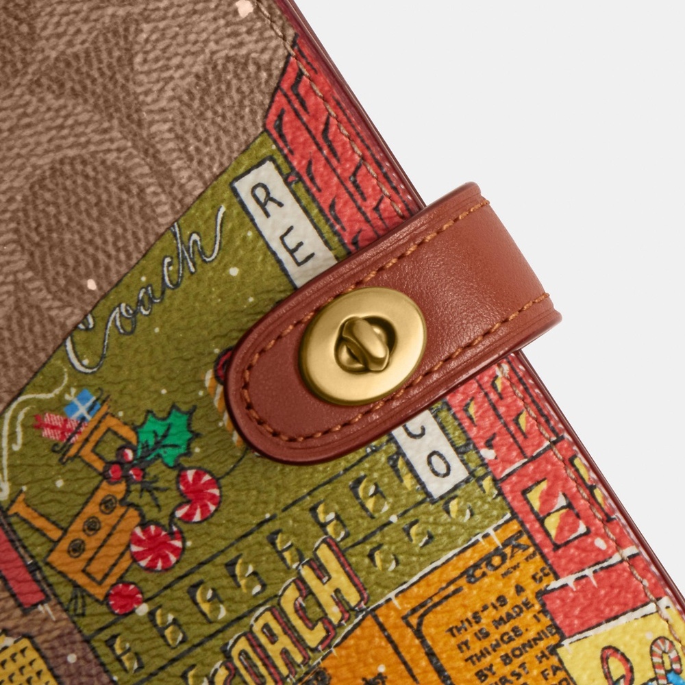 NWT 🦖 Coach LIMITED EDITION 2024 Holiday Notebook With Rexy and Snowman - Picture 3 of 14
